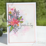 Herbst Aquarell Karte 