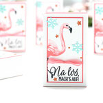 Flamingos Weihnachtspost