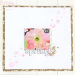 Layout mit Stampin´ Up! Designerpapier Poesie der Natur