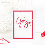 Weihnachtskarte Joy
