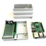 Gehäuse geöffnet mit abgenommenem Raspberry Pi