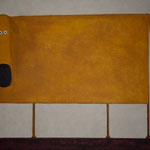 Moderner Hund    (Nachahmung Daniel Patrick Kessler)  40 x 50   CHF 200