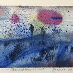 THE LIGHTNESS OF TIME, 2019, tecnica mista, 13 x 11 cm. (FEBBRAIO 2019)