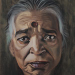 El peso de la vida - pastel - 100x75