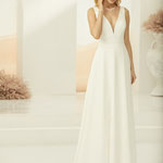 ANASTASIA - ivory - Material Georgette - Gr. 36-44