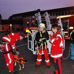 Training mit der FFW Traunstein