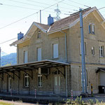 Schweizer-Eisenbahnen - Bahnhof Flums