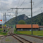 Schweizer-Eisenbahnen - Bahnhof La Sagne
