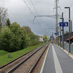 Schweizer-Eisenbahnen - Bahnhof La Chaux-de-Fonds Les Forges