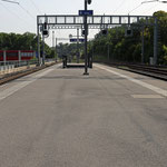 Schweizer-Eisenbahnen - Bahnhof Mies