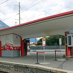 Schweizer-Eisenbahnen - Bahnhof Martigny