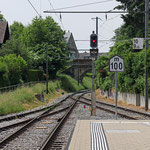 Schweizer-Eisenbahnen - Bahnhof Niederscherli