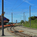 Schweizer-Eisenbahnen - Bahnhof Genolier