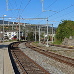 Schweizer-Eisenbahnen - Bahnhof Laufen