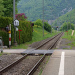 Schweizer-Eisenbahnen - Bahnhof La Heutte