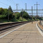 Schweizer-Eisenbahnen - Bahnhof St-Prex