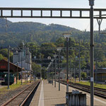 Schweizer-Eisenbahnen - Bahnhof Laufen