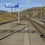 Schweizer-Eisenbahnen - Bahnhof Tecknau