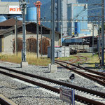 Schweizer-Eisenbahnen - Bahnhof Bex