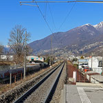 Schweizer-Eisenbahnen - Bahnhof Riazzino