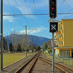 Schweizer-Eisenbahnen - Bahnhof Agno