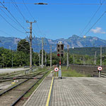 Schweizer-Eisenbahnen - Bahnhof Frastanz