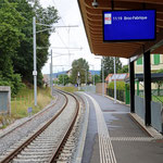 Schweizer-Eisenbahnen - Bahnhof La Tour-de-Trême