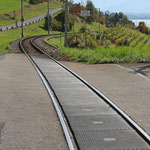 Schweizer-Eisenbahnen - Bahnhof Planchamp