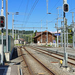 Schweizer-Eisenbahnen - Bahnhof Huttwil