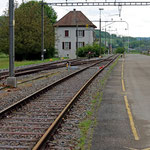Schweizer-Eisenbahnen - Bahnhof Courtemaîche