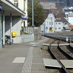 Schweizer-Eisenbahnen - Bahnhof Unterentfelden Post