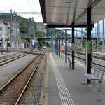 Schweizer-Eisenbahnen - Bahnhof Aigle