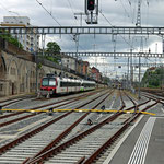 Schweizer-Eisenbahnen - Bahnhof Neuchâtel