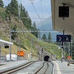 Schweizer-Eisenbahnen - Bahnhof St. Moritz
