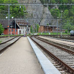 Schweizer-Eisenbahnen - Bahnhof Reuchenette-Péry