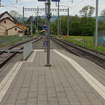 Schweizer-Eisenbahnen - Bahnhof Courfaivre