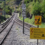 Schweizer-Eisenbahnen - Bahnhof Le Châtelard-Frontière