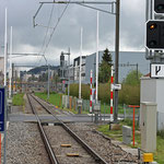 Schweizer-Eisenbahnen - Bahnhof La Chaux-de-Fonds Les Forges