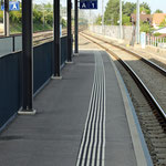 Schweizer-Eisenbahnen - Bahnhof Mies