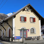 Schweizer-Eisenbahnen - Bahnhof Susch