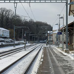 Schweizer-Eisenbahnen - Bahnhof Staad