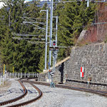 Schweizer-Eisenbahnen - Bahnhof Langwies