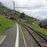 Schweizer-Eisenbahnen - Bahnhof La Cour