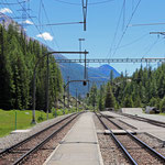 Schweizer-Eisenbahnen - Bahnhof Cavaglia