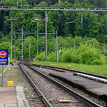 Schweizer-Eisenbahnen - Bahnhof St-Ursanne