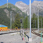 Schweizer-Eisenbahnen - Bahnhof Preda