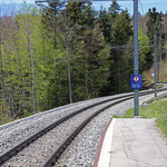 Schweizer-Eisenbahnen - Bahnhof La Chèvrerie-Monteret