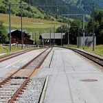 Schweizer-Eisenbahnen - Bahnhof Reckingen