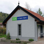 Schweizer-Eisenbahnen - Bahnhof La Sagne-Eglise