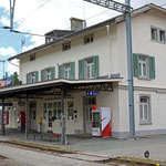 Schweizer-Eisenbahnen - Bahnhof Bever